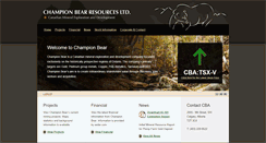 Desktop Screenshot of championbear.com